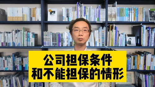 公司担保条件和不能担保的情形
